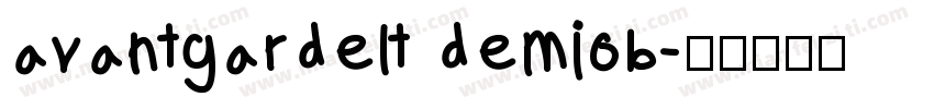 avantgardelt demiob字体转换
